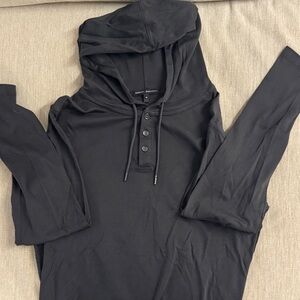 Robert Barakett Charcoal Hooded Pullover Hoodie
